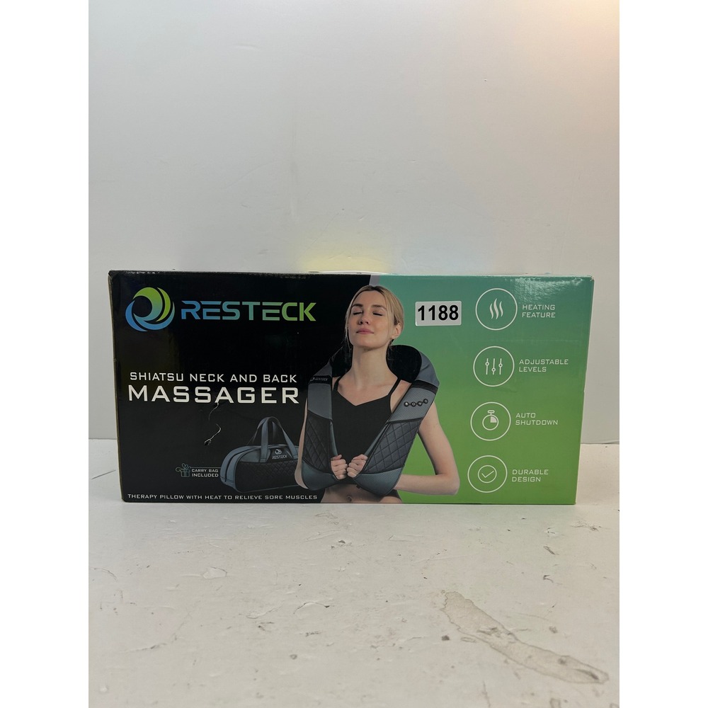 Resteck Shiatsu Neck and Back Massager  Black